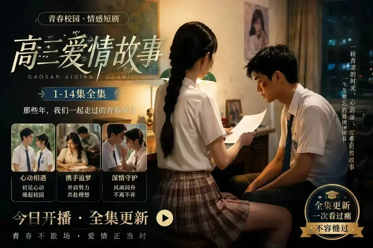 《B中爱情故事》AI短剧未删减完整版-4KHDR高清画质-百度网盘在线秒存